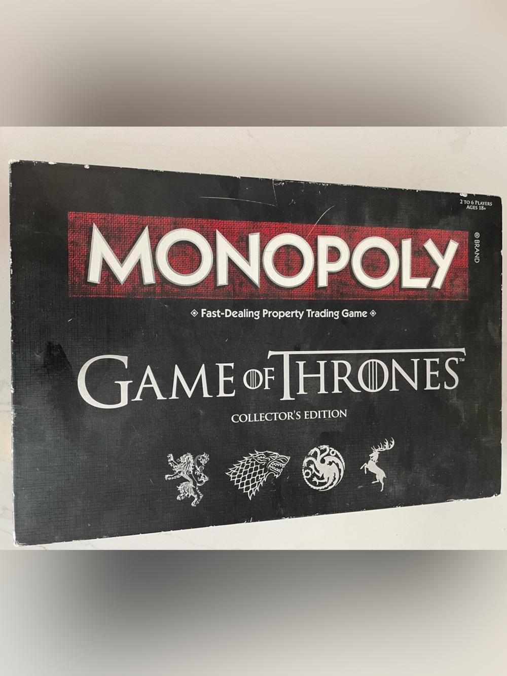 Game of Thrones Monopoly Collector's Edition 2015 Complete Board Game